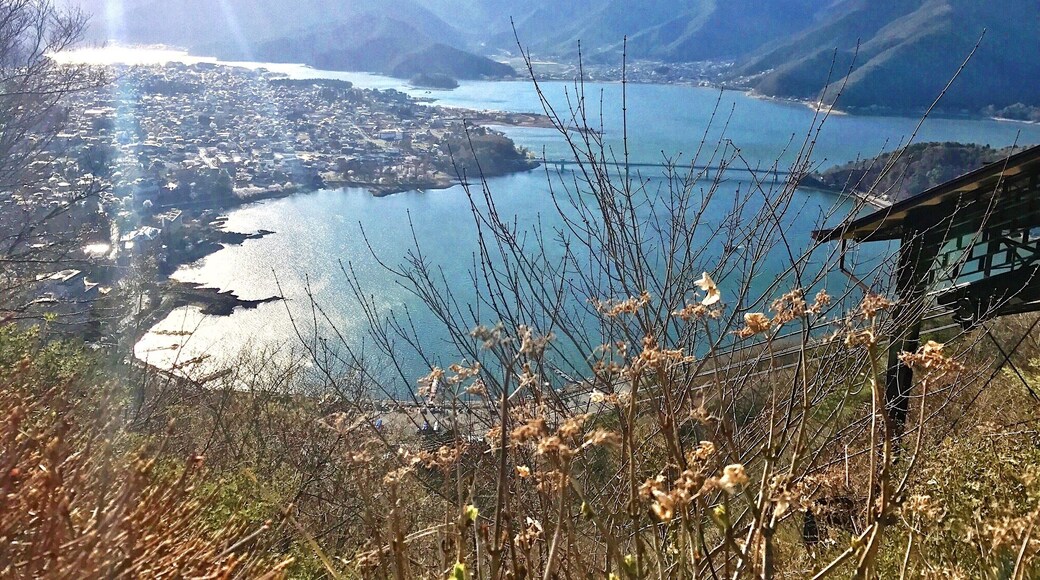 LakeKawaguchi is located in the border of Fujikawaguchiko and Minobu, southern Yamanashi Prefecture near Mount Fuji, Japan. It is the second largest of the Fuji Five Lakes and is located at the lowest elevation