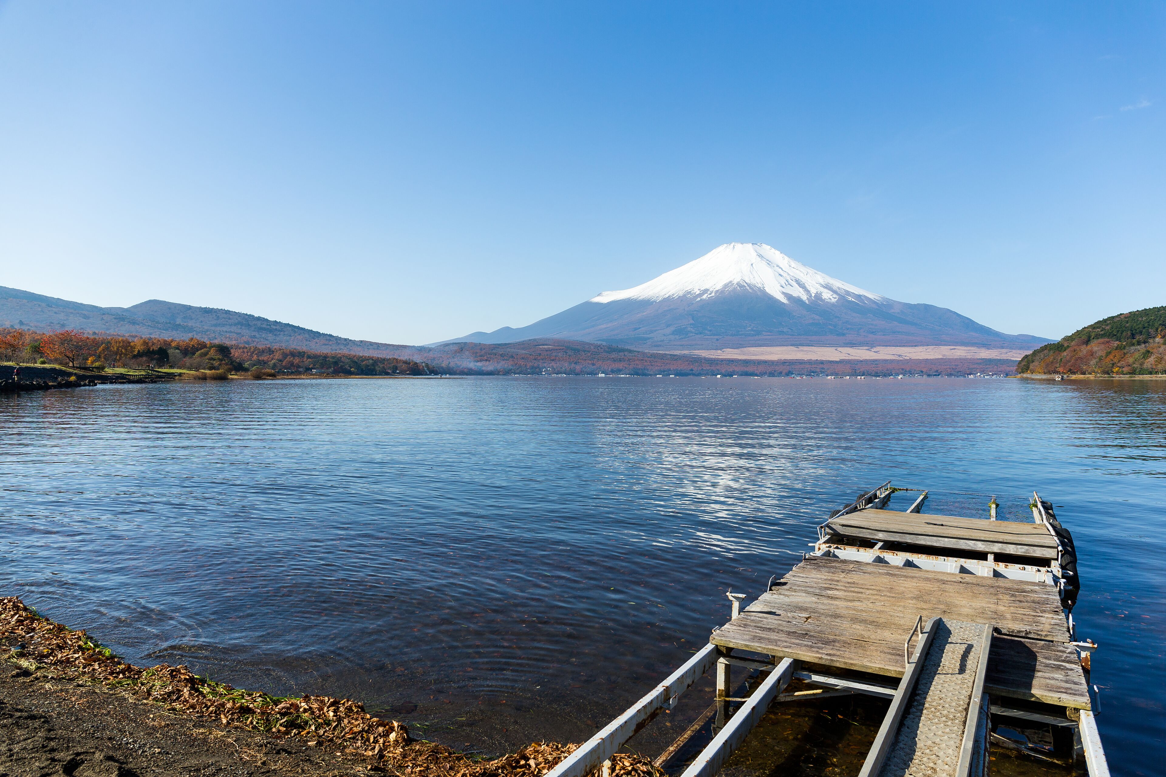 Mount Fuji and Lake Yamanaka; Shutterstock ID 639397741; purchase_order: SF 06557000; job: ; client: ; other: