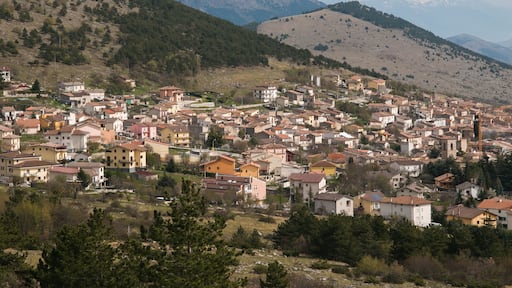 Veduta panoramica di Barisciano in Abruzzo