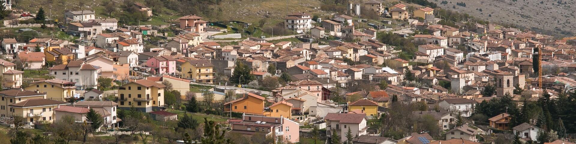 Veduta panoramica di Barisciano in Abruzzo