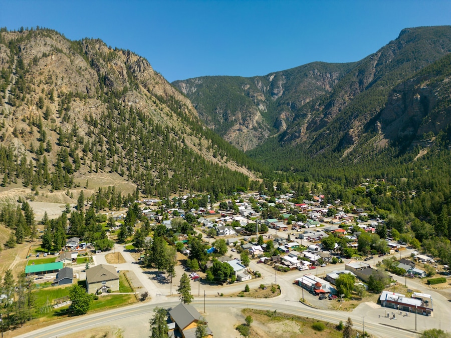 Hedley Similkameen Valley British Columbia Canada Drone Aerial