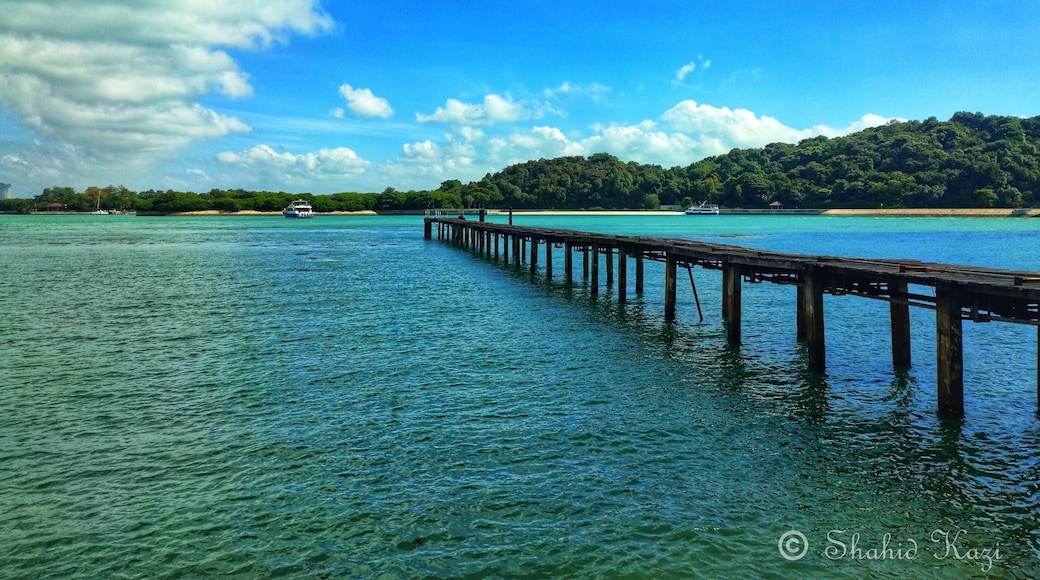 Beautiful day at scenic St. John Island