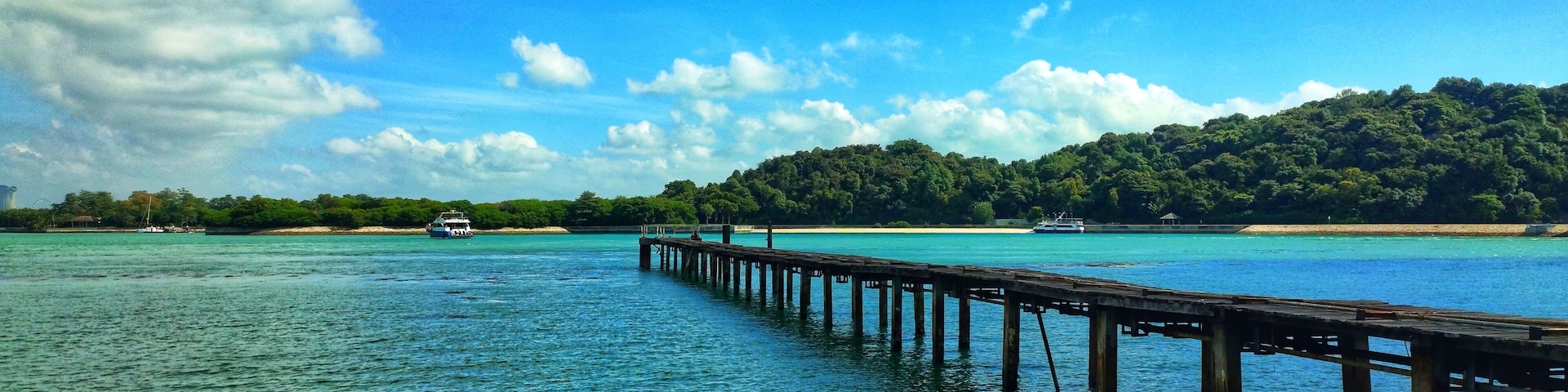 Beautiful day at scenic St. John Island