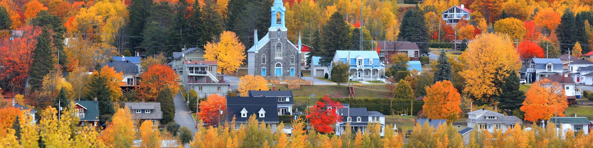 GRANDES PILES, QUEBEC, CANADA - October 13 , 2018 -Grandes-Piles was the birth place of the floating timber, proved to be a historic landmark in the forestry industry.
