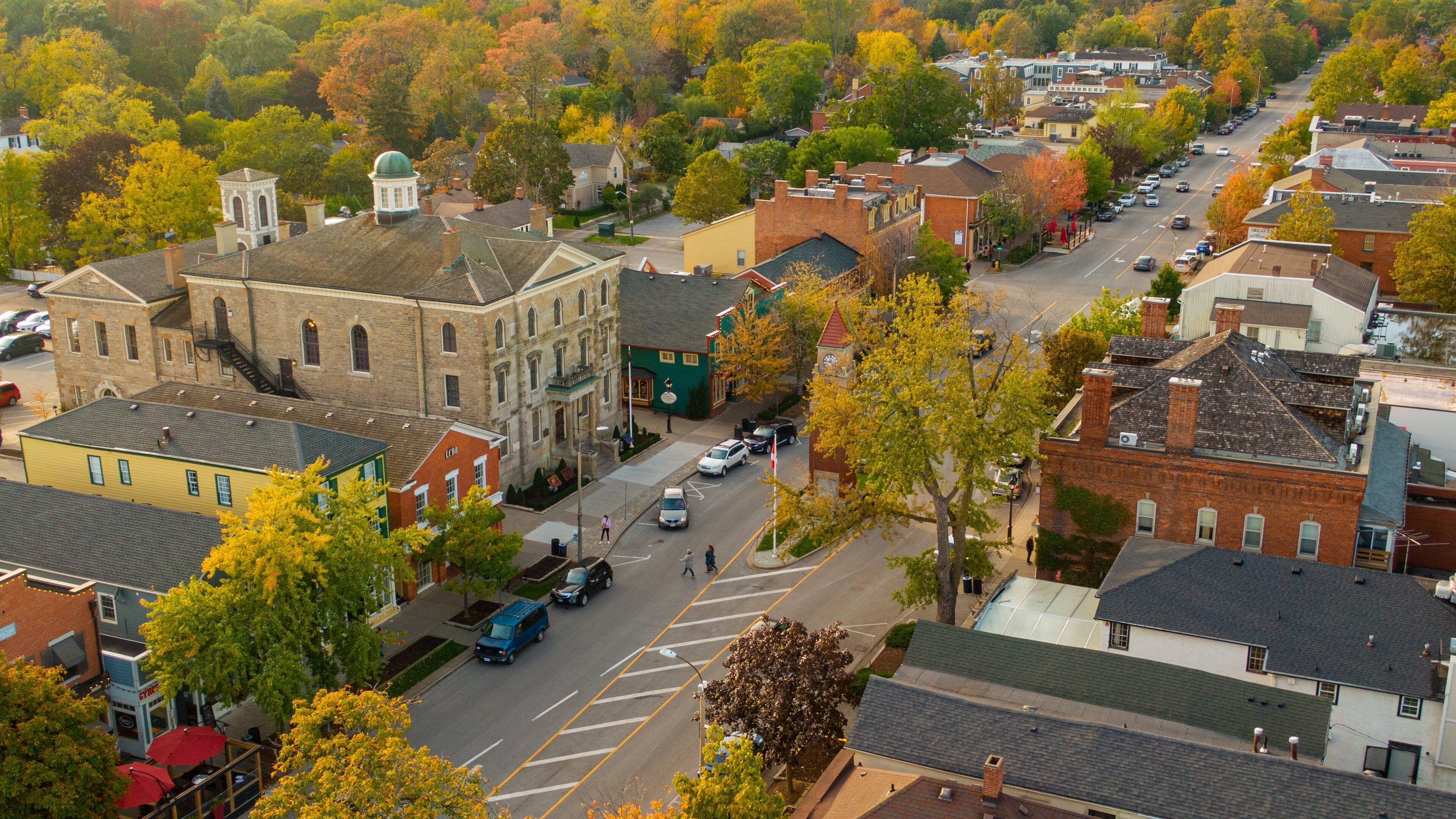 Old Town Historic District which includes landscape views and a small town or village