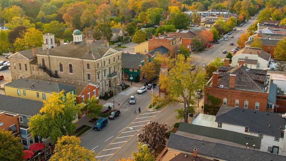 Old Town Historic District which includes landscape views and a small town or village