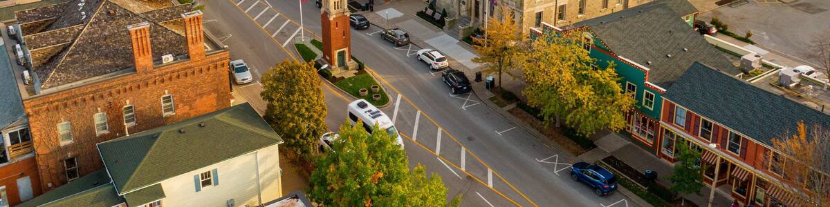 Old Town Historic District which includes a small town or village