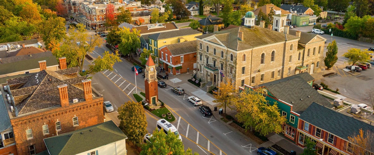 Old Town Historic District which includes a small town or village