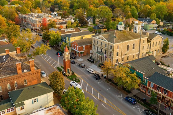 Old Town Historic District which includes a small town or village