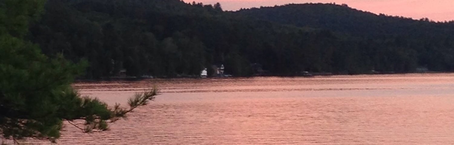 We got permission to return to Camp Pilgram and we went to Watch Rock to sit and watch the sunset.