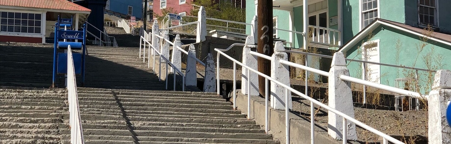 UNESCO listed since 2006. A working copper mine, but no one lives in this town anymore