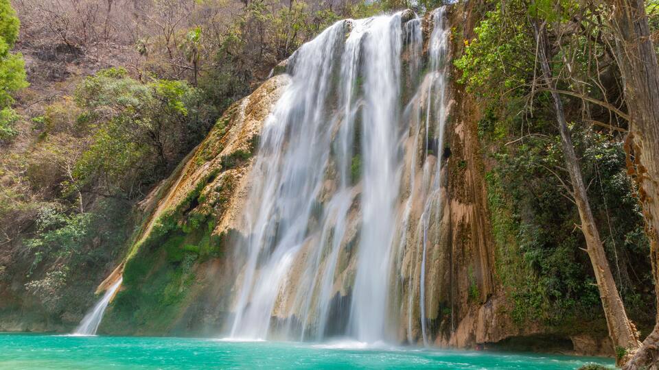 Cascadas Las tres Tzimoleras, Tzimol, Chiapas, México