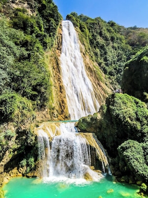 El Chiflón Waterfalls. You can get there easily from San Cristobal de Las Casas in the State of Chiapas, Mexico.