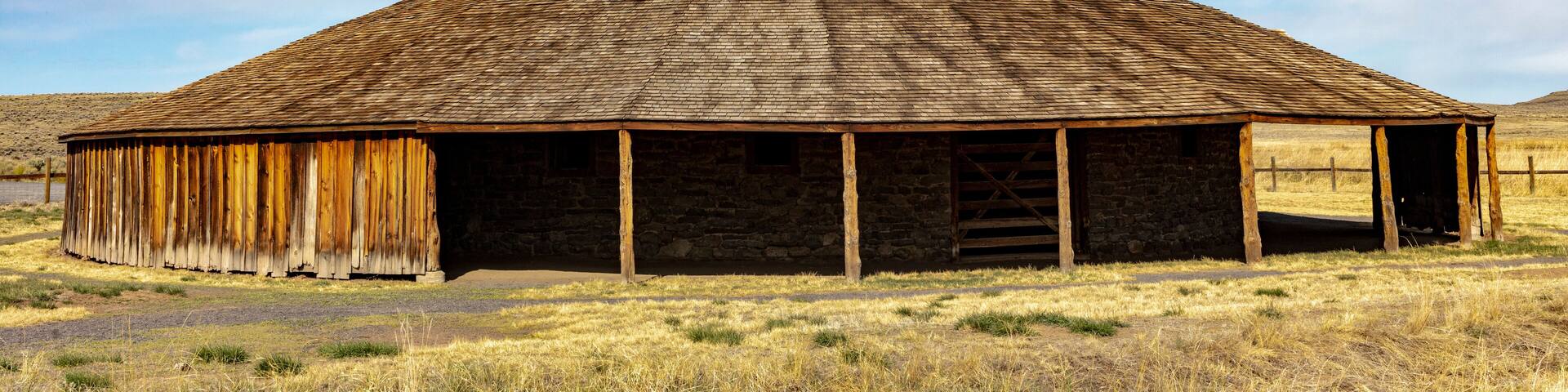 Peter French Round Barn near Diamond, Oregon, USA