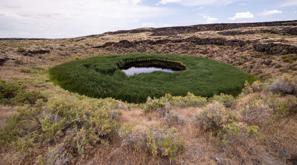 View at Malheur Maar, eastern Oregon, Diamond Crater Outstanding Natural Area