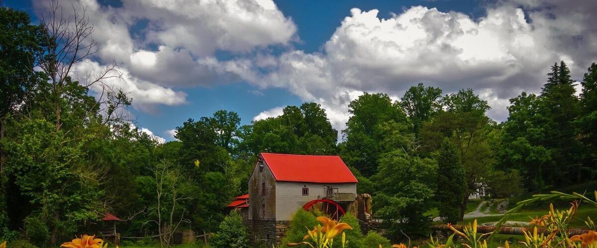 The Old Mill in Spring Time