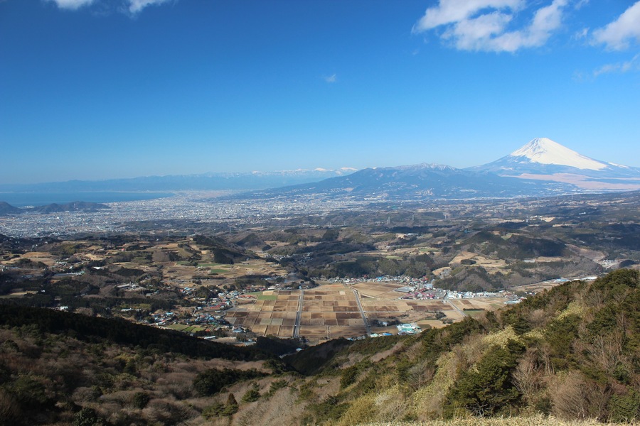 View of the Northeast part of Shizuoka Prefecture.