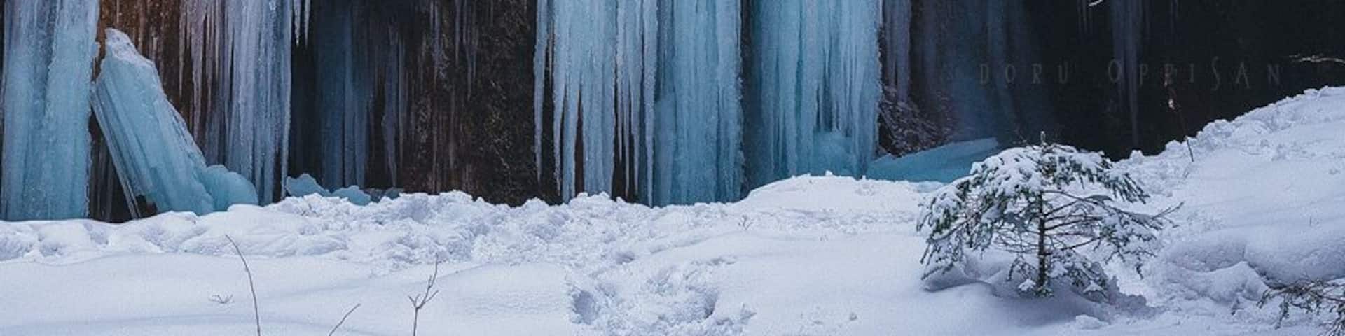 Just a few km South of Brasov, there is a canyon with a small stream running through it. It deserves a visit both in the summertime and during the winter. Inside you'll find an iron pathway and stairs and some pretty awesome views. Do note, however, that the Canyon itself is officially closed in the cold season because of the ice, so you cannot pass through it, unless you ignore the rules and you've got some monkey skills.