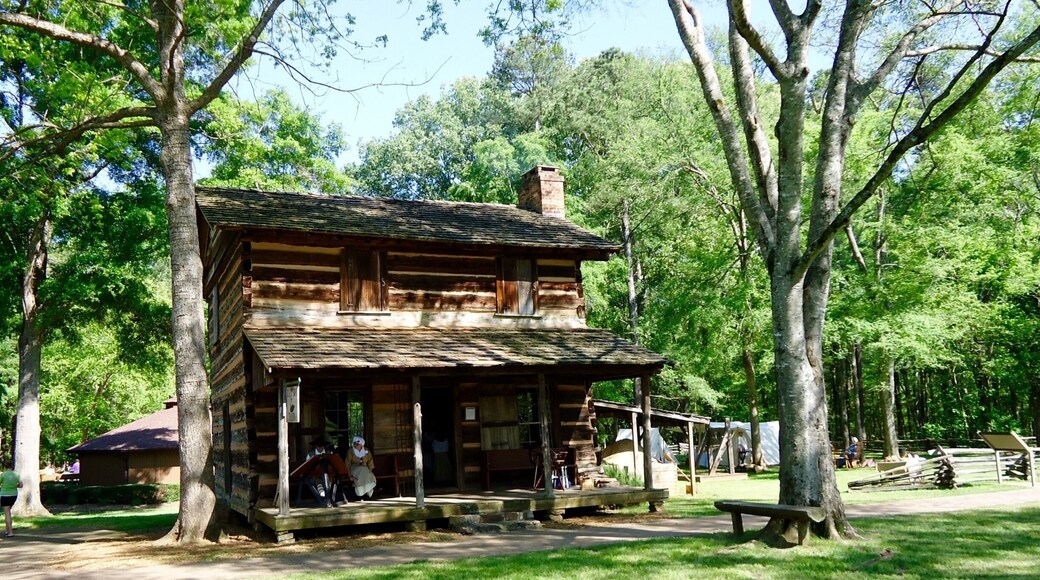 They not only have Revolutionary War reenactments here, but you can campout on one side of the property. I carried several groups here. I love the history of this place.