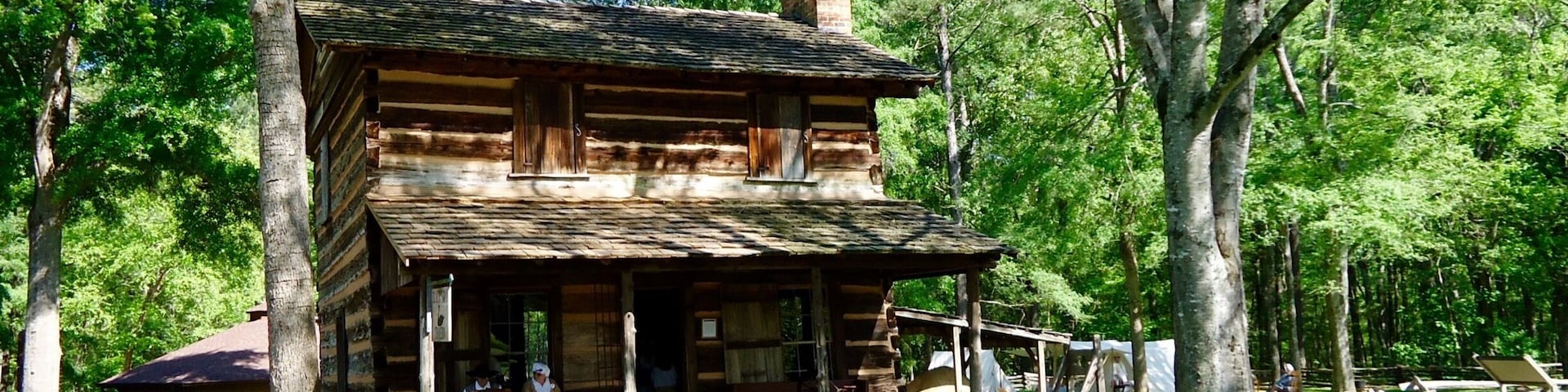 They not only have Revolutionary War reenactments here, but you can campout on one side of the property. I carried several groups here. I love the history of this place.