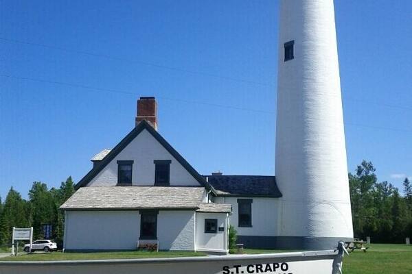 The 'new' Presque Isle lighthouse built in 1870.