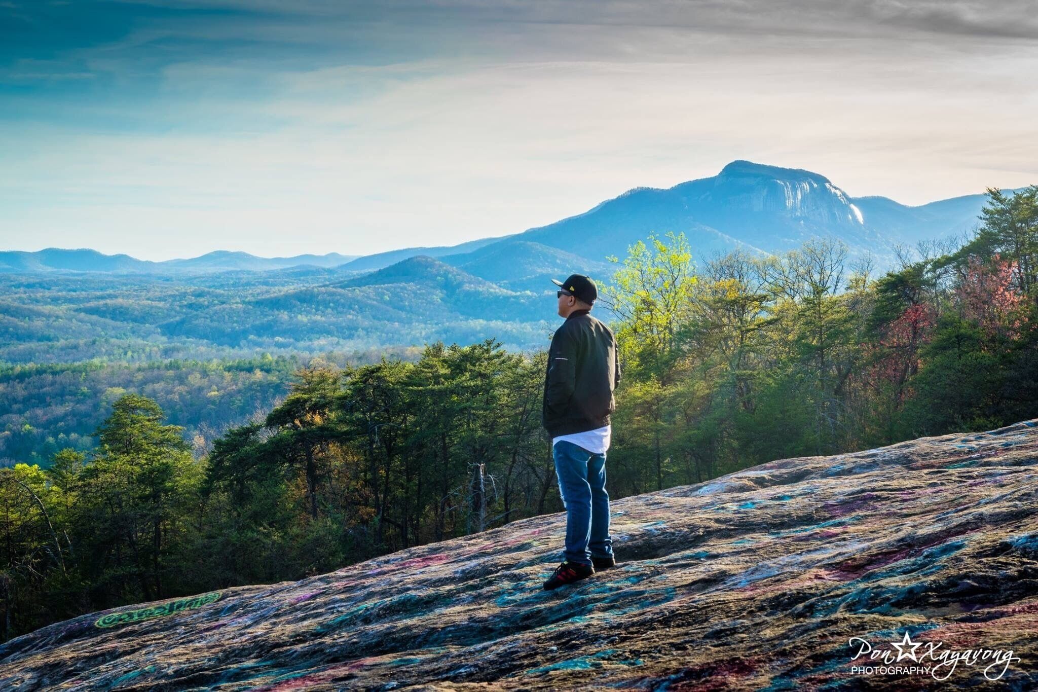 Beautiful place to picnic or chill and enjoy the view if the South Carolina Table Rock Mountain 