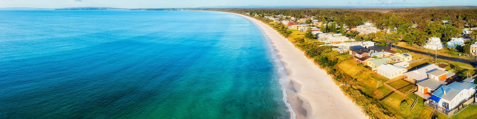 D Callala bay houses to sea low pan