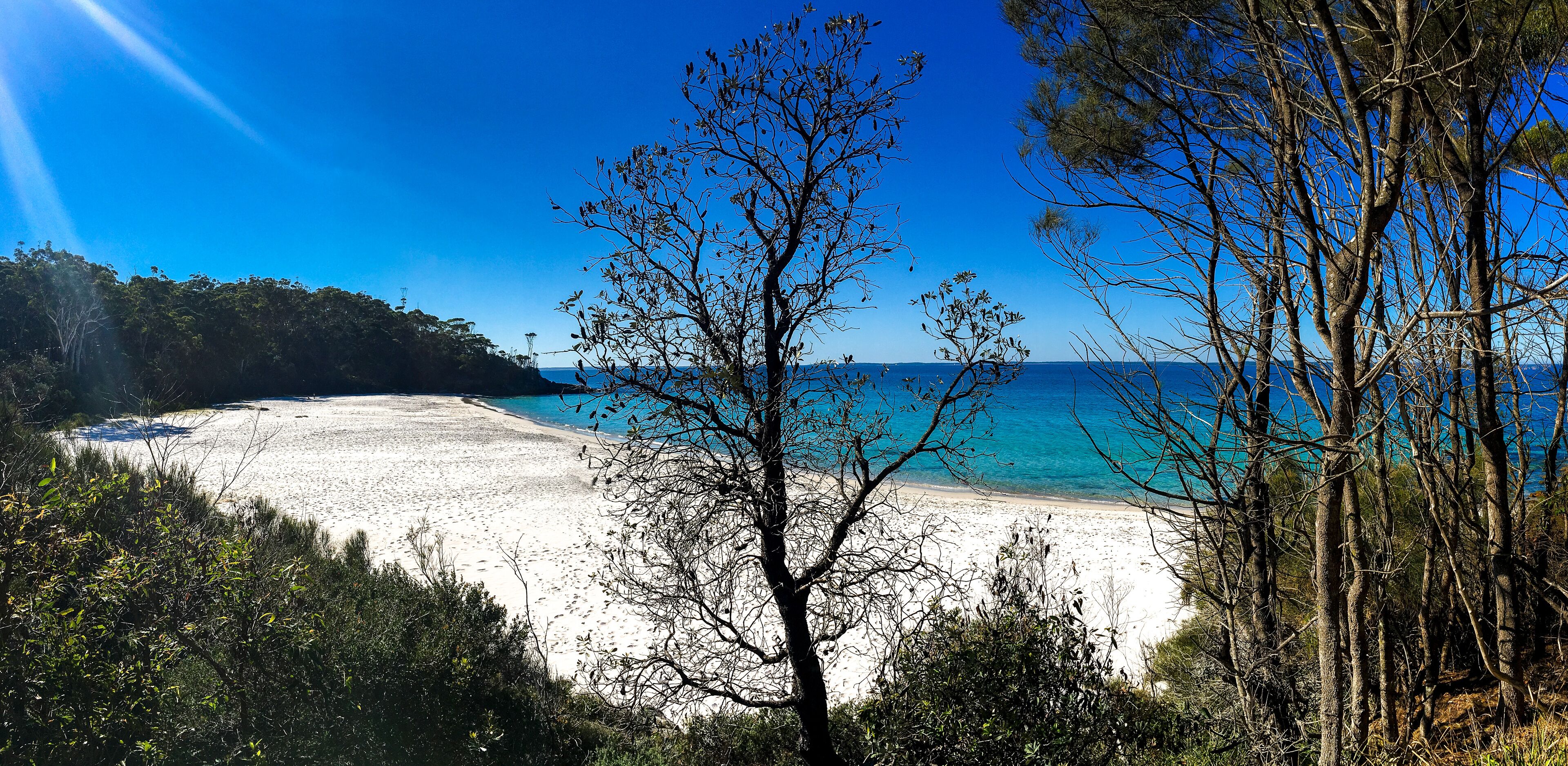Jervis Bay Australia. White sand New South Wales