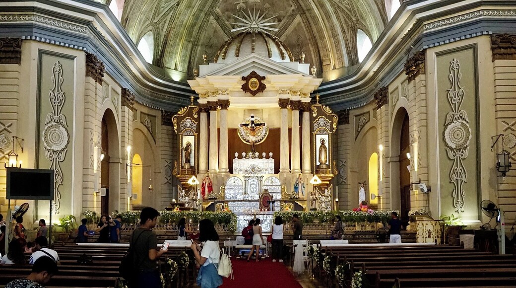 Inside the Taal Basilica, the Minor Basilica of St Martin of Tours (the Patron Saint of Taal), Taal City, Batangas, Philippines (Apr 2018).