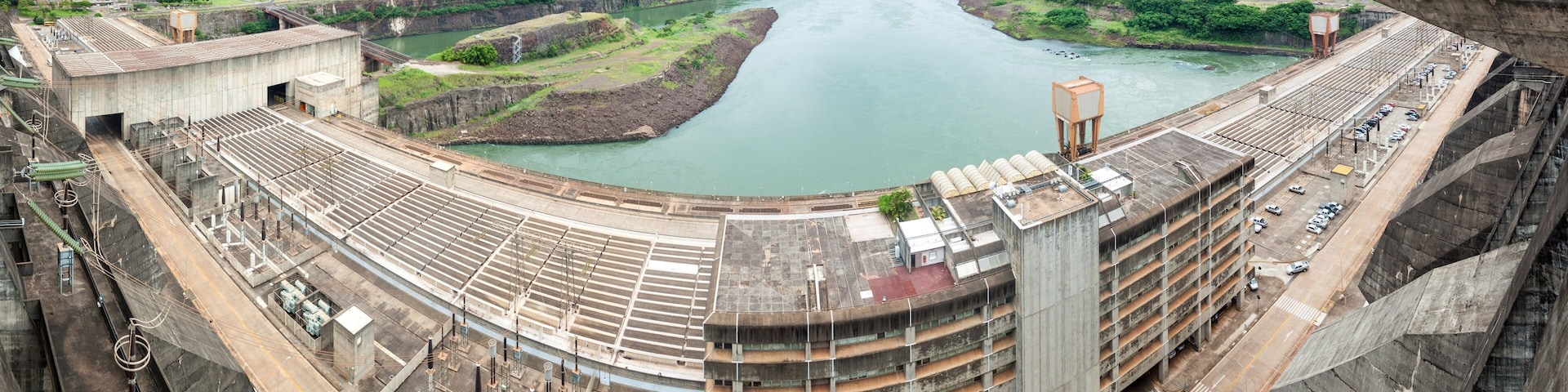 Itaipu dam on river Parana