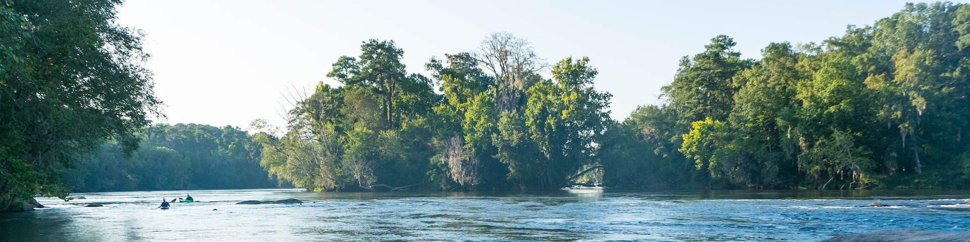 Beautiful river background showing the rushing waters in Columbia, South Carolina
