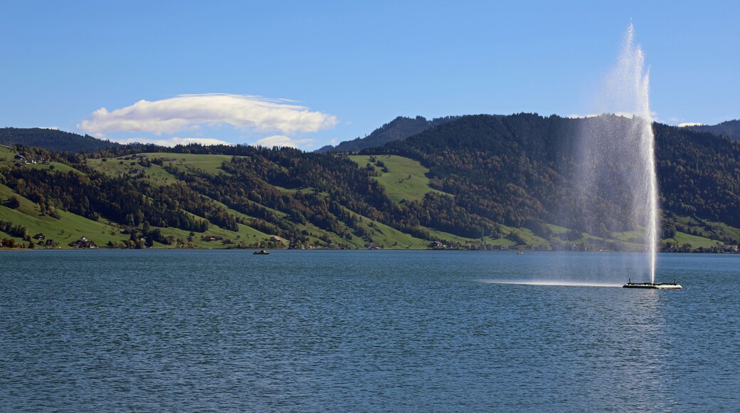 Spout at Ageri Lake, Switzerland