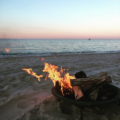Summer nights and beautiful sunsets on Duxbury Beach