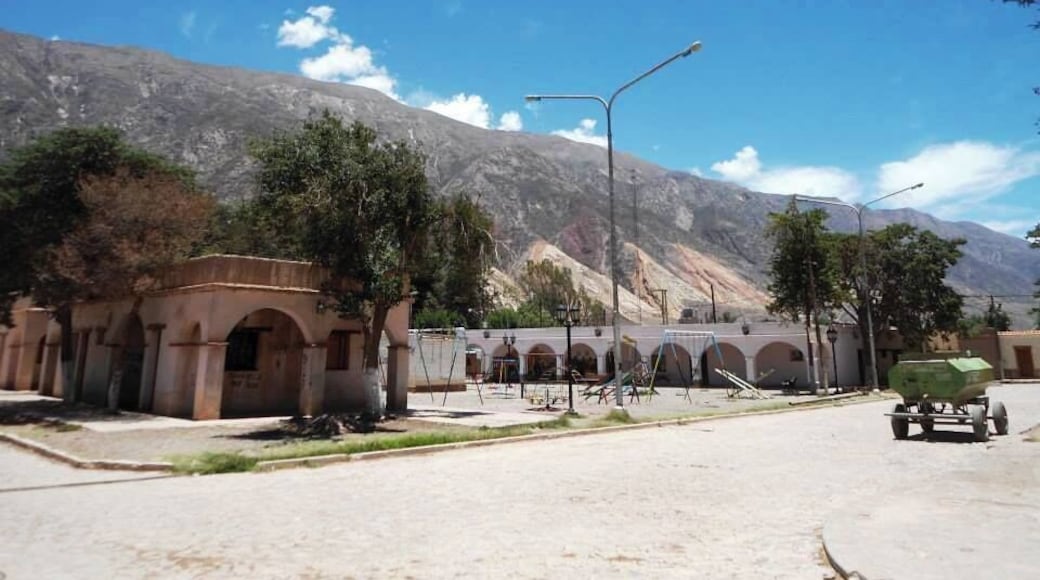 cabildo del pueblo muy antiguo construido en adobe.