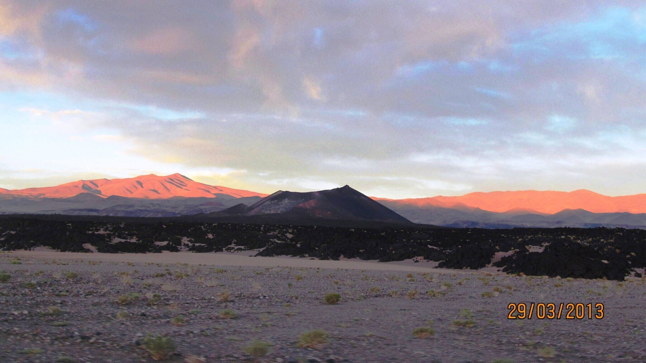 Sunset in our Puna Catamarqueña.
