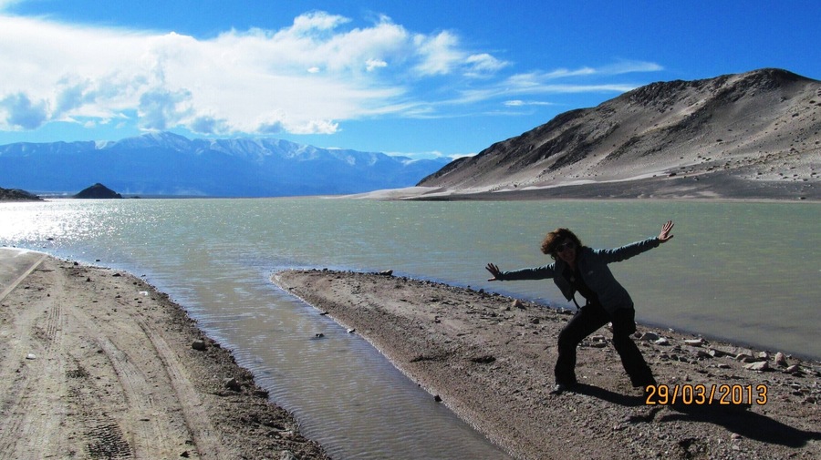 We were on our road to Antofagasta de la Sierra, and suddenly the road appears before our eyes into this amazing scenary!