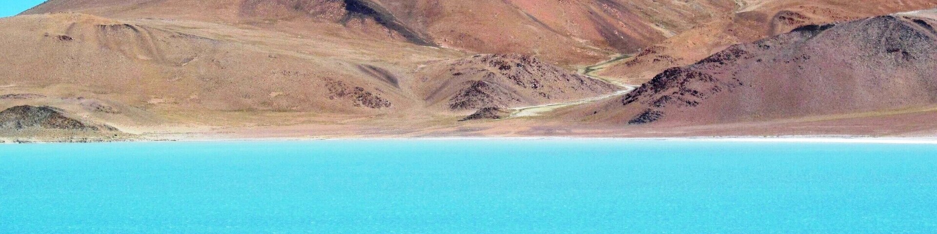 Diamante Lagoon, with the amazing turquoise color, owing to the arsenic, in the water. It looks incredible! #roadtrip