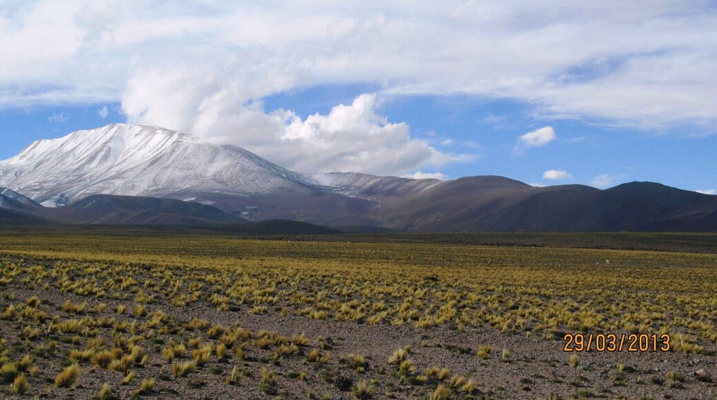 Breathtaking view of the unique Puna Argentina. This area has a great variety of landscape with volcanoes, lakes and mountains.