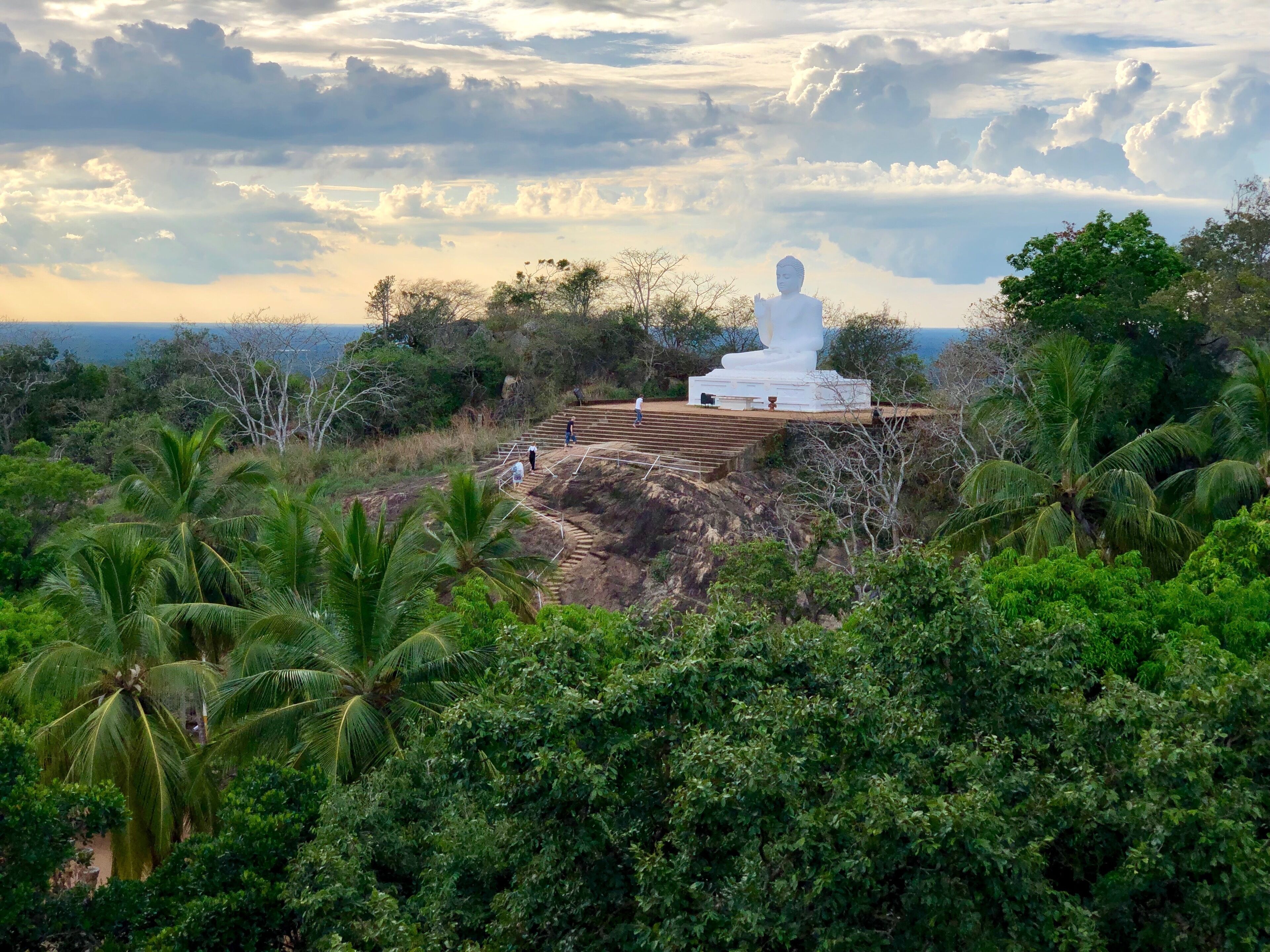 The big Buddha statue at Mihinthale 