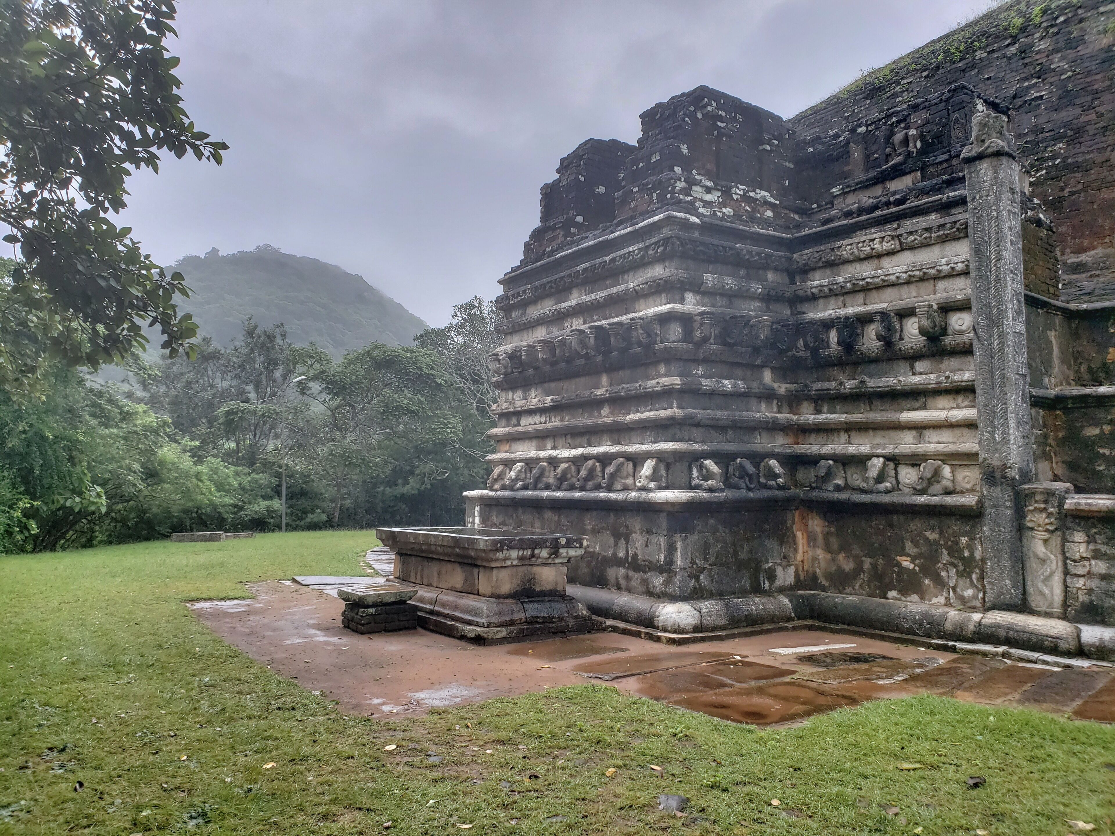 You have to climb a lot of stairs to see the sights of Mihintale.