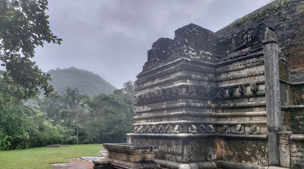 You have to climb a lot of stairs to see the sights of Mihintale.