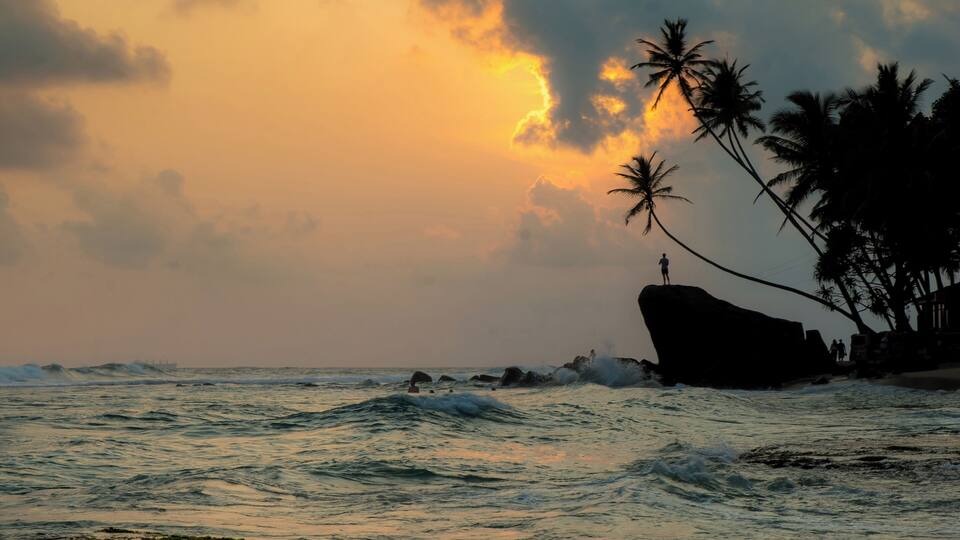 Sunset at Wijaya Beach