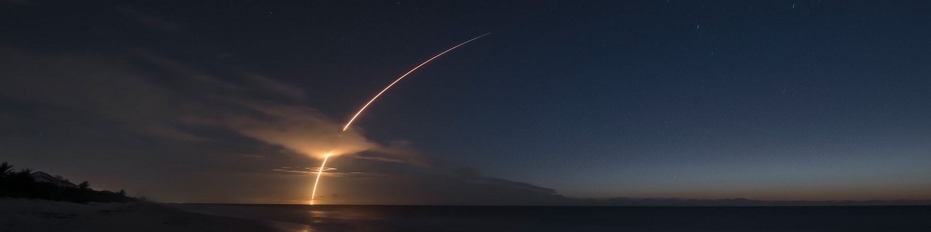 Early Morning Rocket Launch