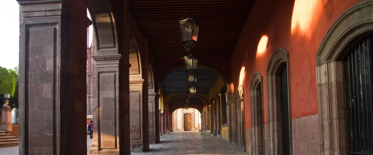 Arcos en San Miguel de Allende, México