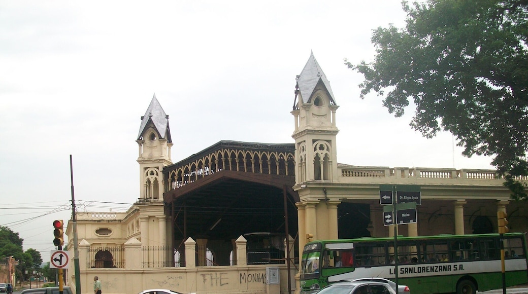 Now a museum, this is the station where a train wagon in southamerica ever did its first trip. It was from Asuncion to Trinidad in 1861.