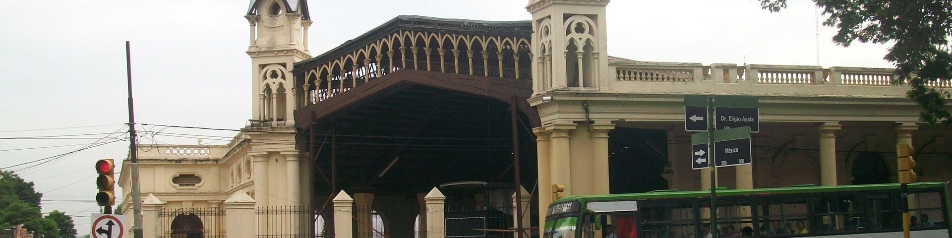 Now a museum, this is the station where a train wagon in southamerica ever did its first trip. It was from Asuncion to Trinidad in 1861.