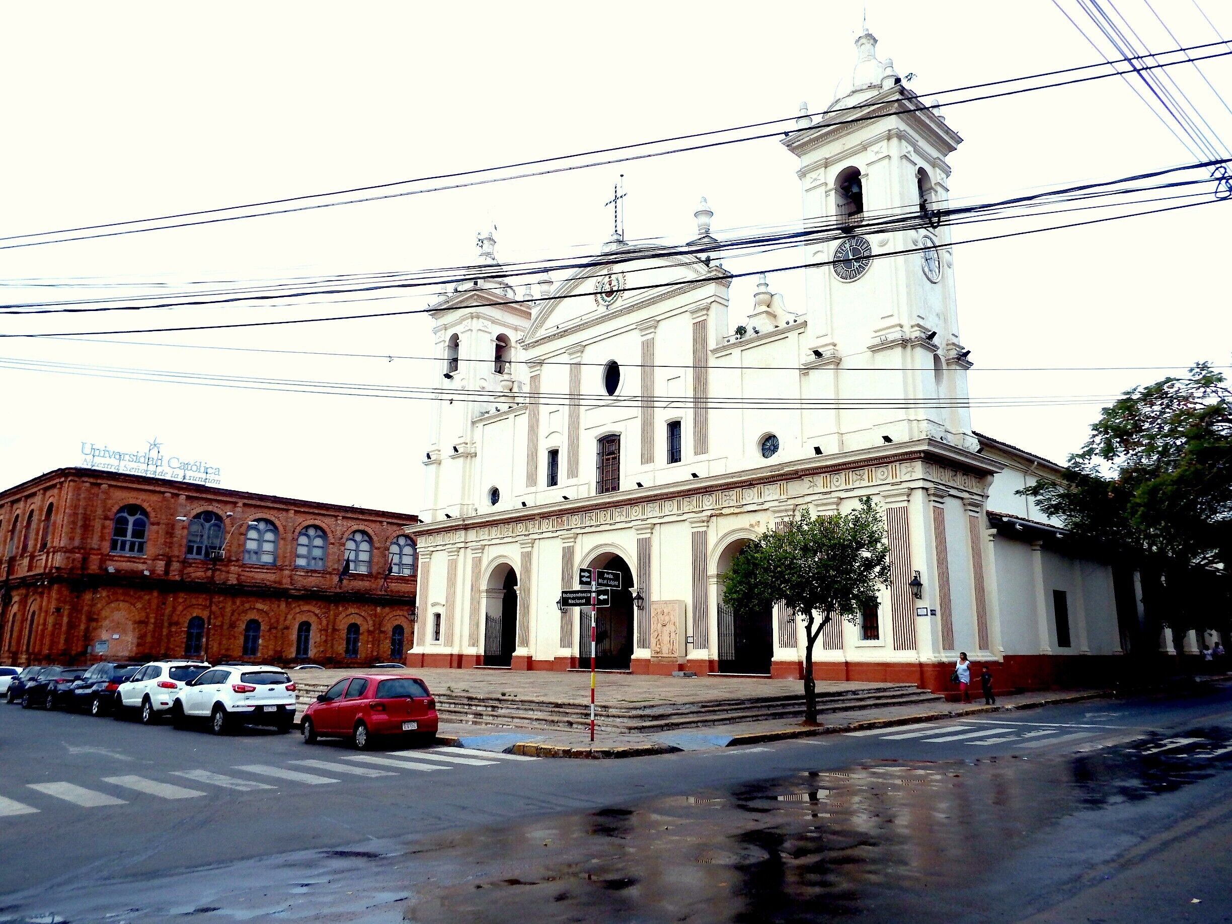 The Metropolitan Cathedral of Our Lady of the Assumption,It is located in the neighborhood Cathedral, in the historic center of the capital of Paraguay.#InStone
