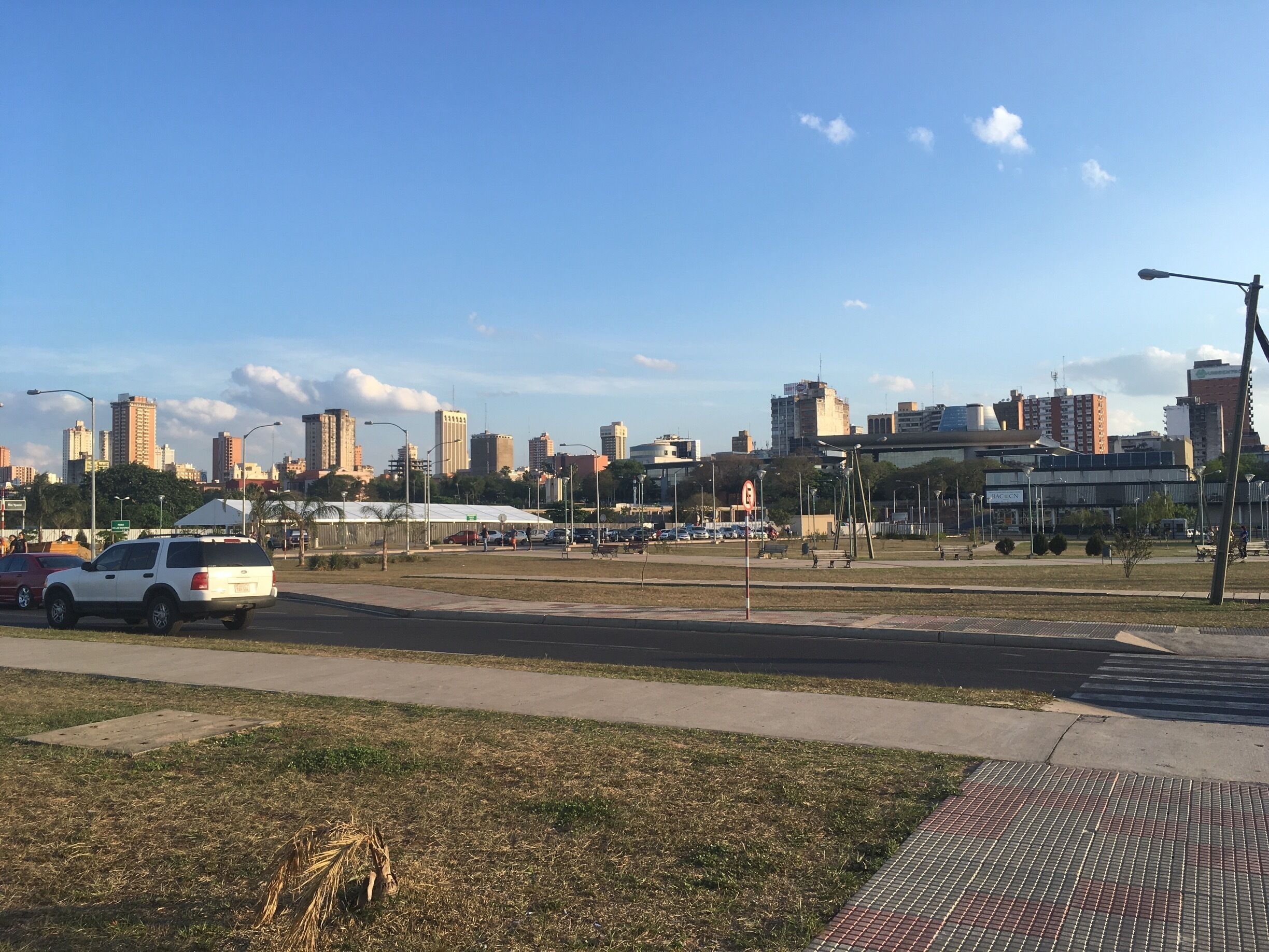 Asunción from the promenade 