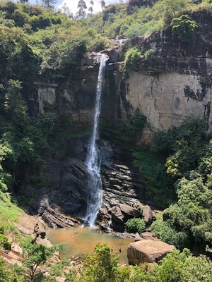 A short but steep hike to the viewing platform to look at Ramboda Falls. Only .50c entry fee.
