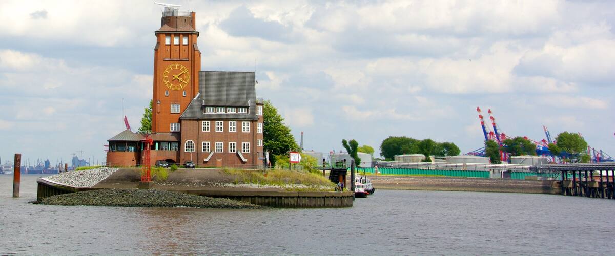 Hamburger Hafen das einen Bucht oder Hafen